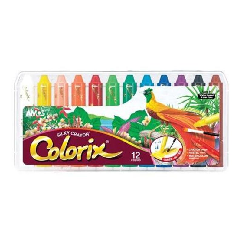 Amos Colorix Crayons - 12 pack Gift Case - The Present Factory