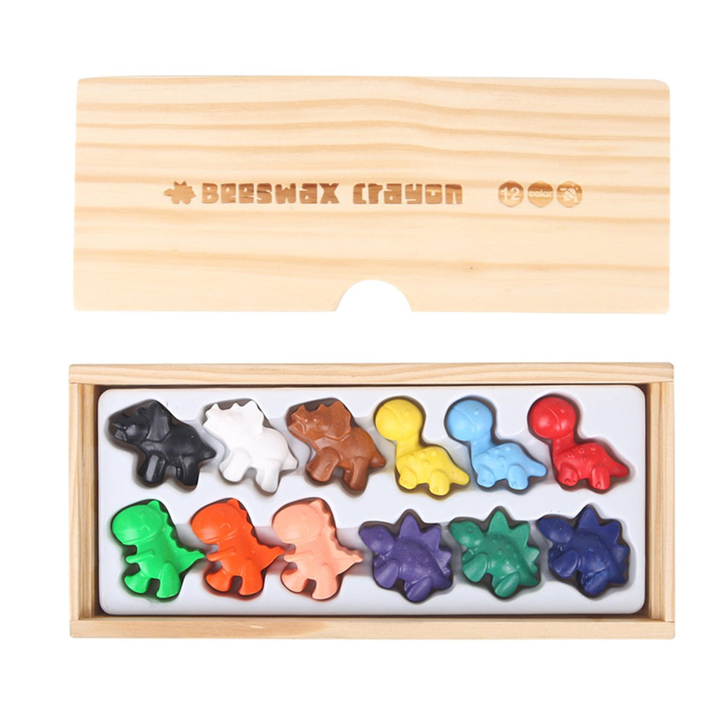 Dinosaur beeswax crayons - The Present Factory